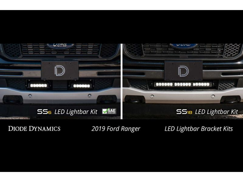 Ford Ranger (19-20) Bumper-Mount LED Light Bar Kit | HR DD6598